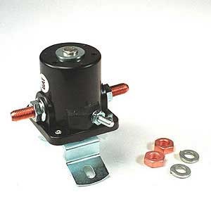 The starter motor solenoid