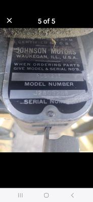 1967 Johnson seahorse 40 horsepower